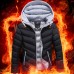 Men's Hooded Casual Cotton Jacket Thick Leisure Cotton Coat