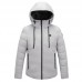 Men's Smart Heating Cotton Coat Hooded Parka