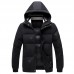 Men's Warm Cotton Coat Tide Korean Bread Jacket Parka