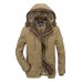 Winter Warm Cotton Coat Men's Hooded Cotton Jacket