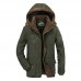 Winter Warm Cotton Coat Men's Hooded Cotton Jacket