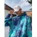 Autumn Loose Tie-dye Student Hooded Sweater Men Coat