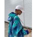 Autumn Loose Tie-dye Student Hooded Sweater Men Coat