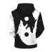Men Realistic Wolf Cool Hoodie Creative Printing Sweater Casual Top