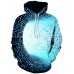 Men Tunnels Pattern Hoodie Creative 3D Digital Printing Sweater Casual Pullover Hooded Top