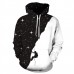 Starry Sky Printing Couple Casual Sweatshirt Loose Sports Baseball Sweatshirt