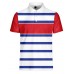 Men Sports T-shirt Fashion Stripe Style