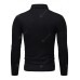 Men's Trend Color Matching Design T-shirt Turn-down Collar