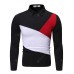 Men's Trend Color Matching Design T-shirt Turn-down Collar