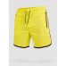 Men's Casual Shorts Pants Elastic Quick-dry Basketball Zip Bag Sports Summer Leisure Running Shorts