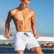 Men's Casual Shorts Summer Five Pants Casual Network Eye Breathable Quick-dry Double Basketball Sports Shorts