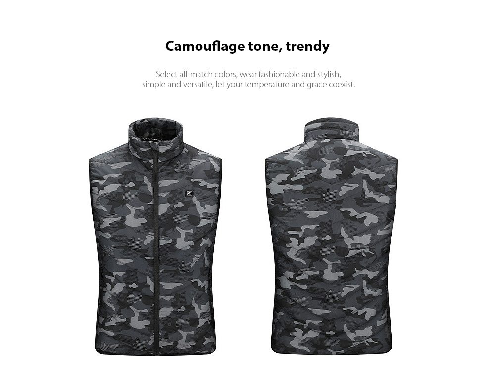 Camouflage 5 Zones Heating Clothing Camouflage tone, trendy