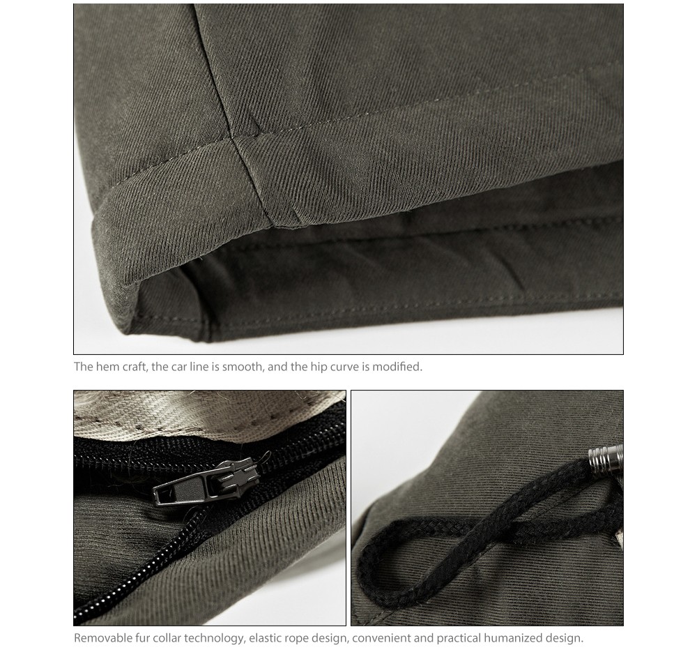 Men's Winter Large Size Plus Thick Velvet Cotton Jacket details