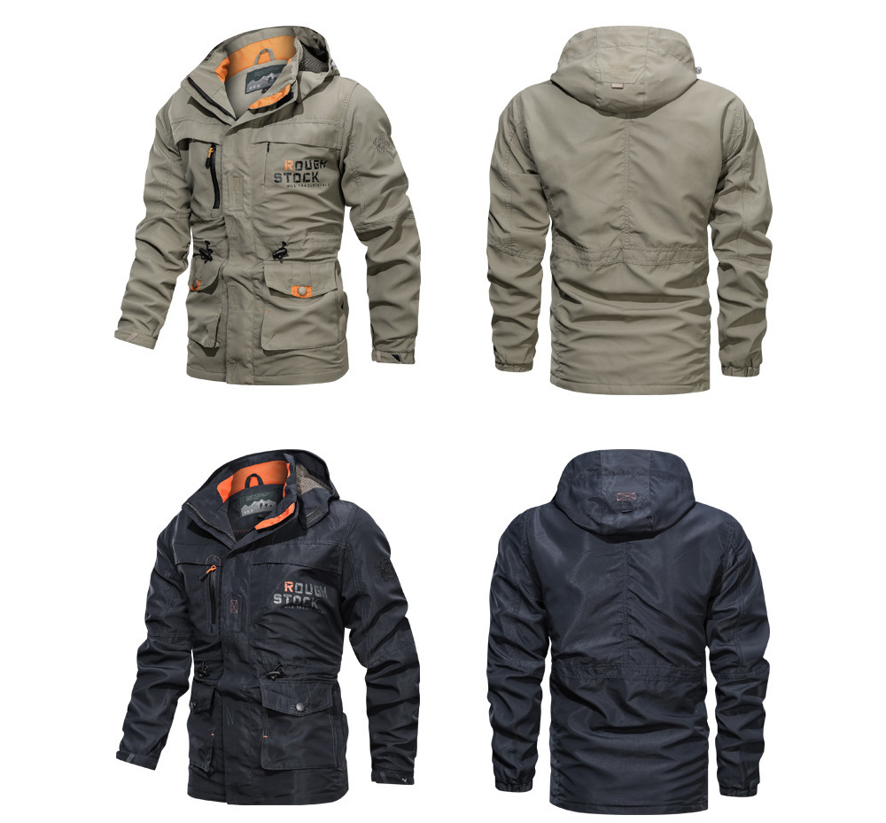 Autumn And Winter Men's Slim Casual Windbreaker Jacket color
