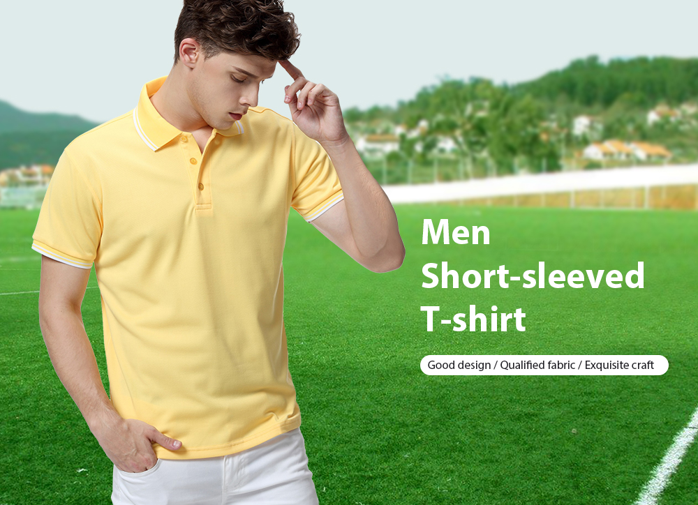 Men Short-sleeved T-shirt Quick-drying Sports Clothes  - Purple 2XL